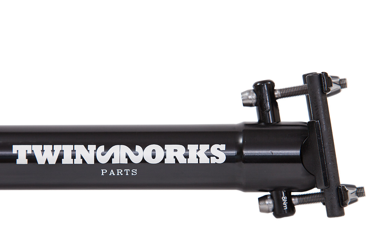 TwinWorks Sattelsttze 31,6x400mm, schwarz