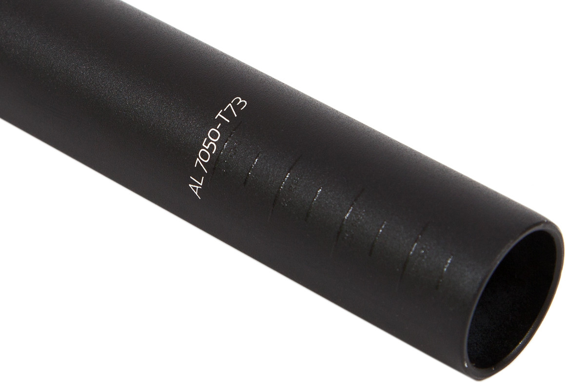 TwinWorks AL7050 Riserbar, 31,8x810mm, rise: 12mm, ano black