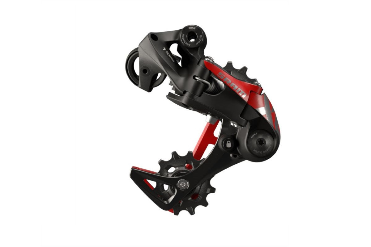 SRAM X01 DH Rear Derailleur Type 3.0 / 7-speed X-Horizon red
