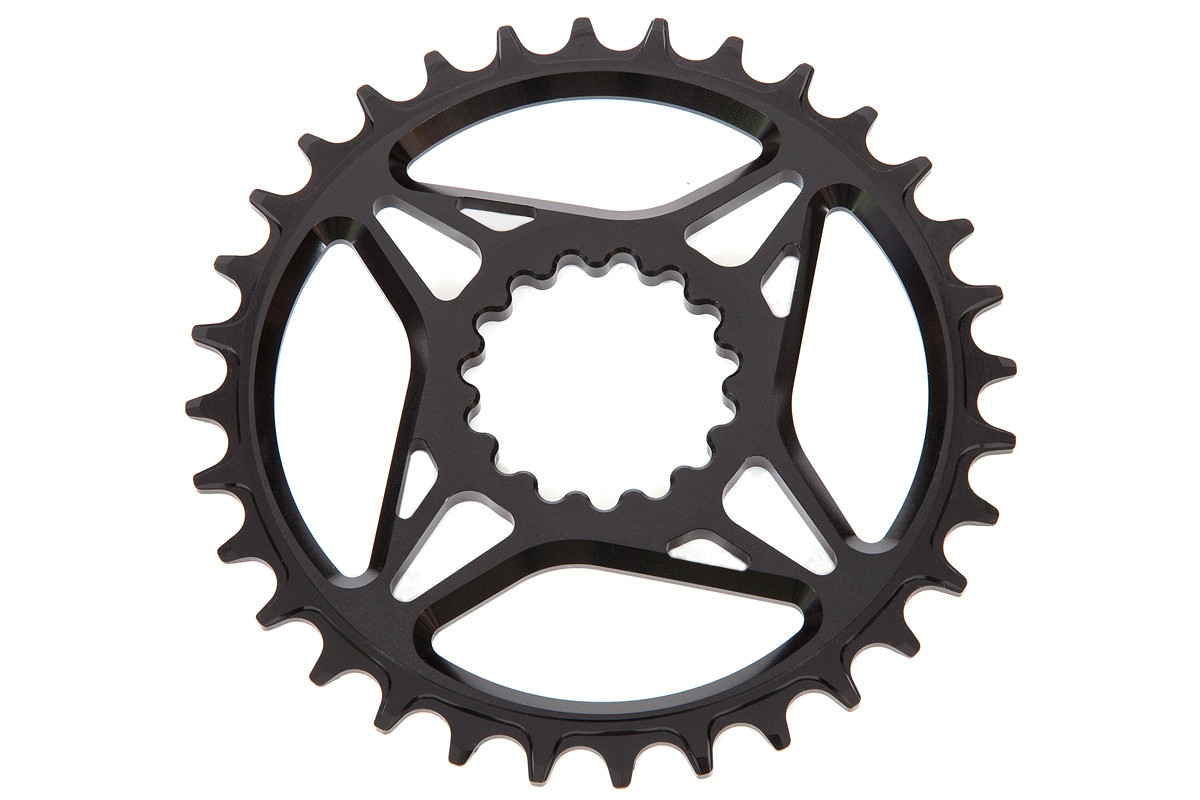 e*thirteen Guidering M chainring, 10/11-speed direct mount black 34T
