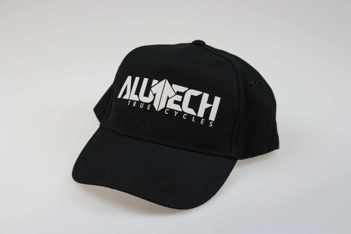 Alutech Team Cap black with white print